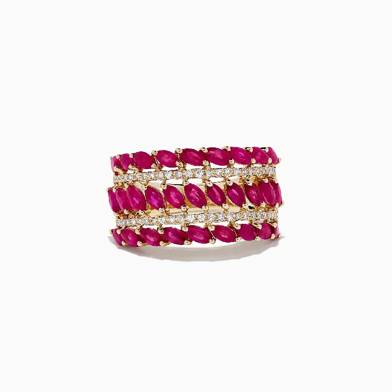 Affordable Elegance – Special Jewelry Sale Now Live Discover Now 14K Yellow Gold Ruby and Diamond Ring, 2.96 TCW Affordable Elegance – Special Jewelry Sale Now Live Discover Now 14K Yellow Gold Ruby and Diamond Ring, 2.96 TCW