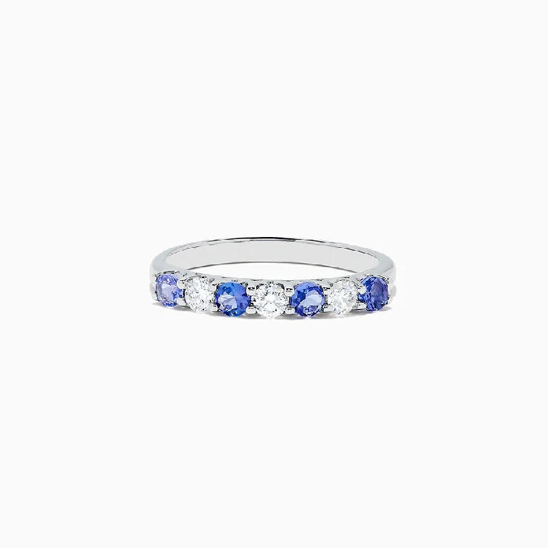 Your Perfect Accessory Now At The Best Price Stupidly Low Prices 18k White Gold Tanzanite and Diamond ring, 0.30 TCW Your Perfect Accessory Now At The Best Price Stupidly Low Prices 18k White Gold Tanzanite and Diamond ring, 0.30 TCW