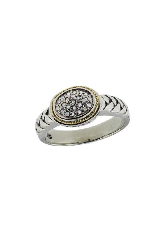 Huge Savings On Premium Jewelry Styles Absurdly Cheap Sale 925 S. Silver & 18K Gold Diamond Ring, .11 TCW Huge Savings On Premium Jewelry Styles Absurdly Cheap Sale 925 S. Silver & 18K Gold Diamond Ring, .11 TCW