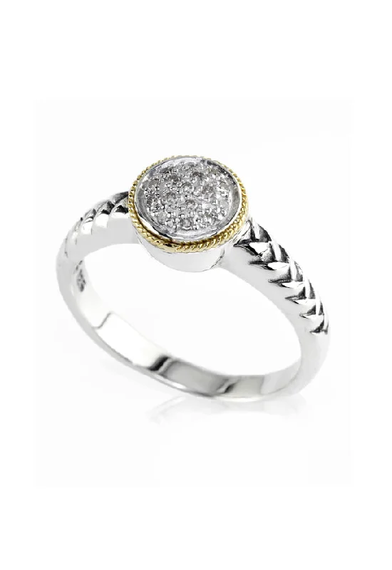 Premium Diamond Jewelry At Once-In-A-Lifetime Discounts Flash Sale, Don'T Miss 925 Sterling Silver & 18K Gold Accented Diamond Ring, 0.06 TCW Premium Diamond Jewelry At Once-In-A-Lifetime Discounts Flash Sale, Don'T Miss 925 Sterling Silver & 18K Gold Accented Diamond Ring, 0.06 TCW