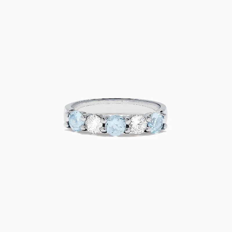 Dazzle In Elegance With Our Biggest Jewelry Sale Snag Fabulous Fashion Bargains Aquarius 14K White Gold Aquamarine and Diamond Ring, 1.79 TCW Dazzle In Elegance With Our Biggest Jewelry Sale Snag Fabulous Fashion Bargains Aquarius 14K White Gold Aquamarine and Diamond Ring, 1.79 TCW