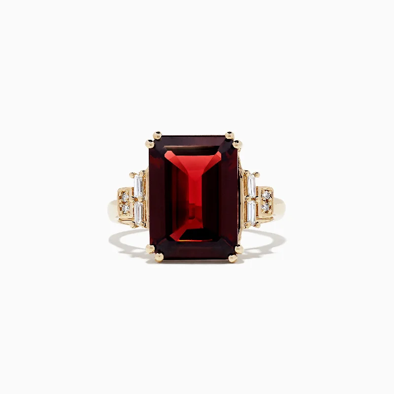 Bohemian-Inspired Jewelry For Free-Spirited Fashion Fashion Forward, Function First Bordeaux 14K Yellow Gold Rhodolite Garnet and Diamond Ring, 8.50 TCW Bohemian-Inspired Jewelry For Free-Spirited Fashion Fashion Forward, Function First Bordeaux 14K Yellow Gold Rhodolite Garnet and Diamond Ring, 8.50 TCW