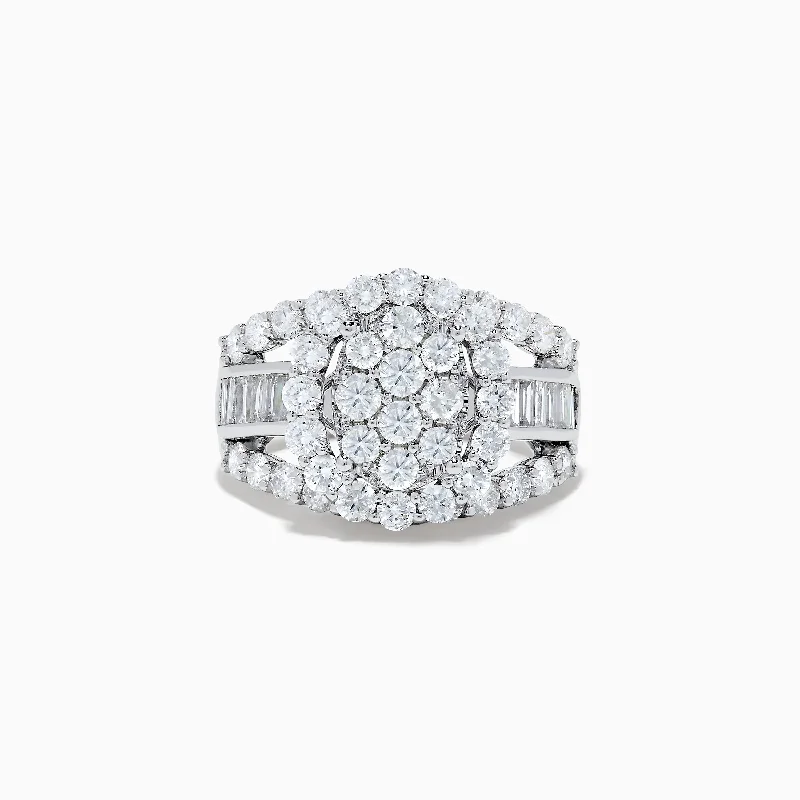 Modern Statement Jewelry For Bold Styling Timeless Elegance Redefined Bouquet 14K White Gold Diamond Ring Modern Statement Jewelry For Bold Styling Timeless Elegance Redefined Bouquet 14K White Gold Diamond Ring