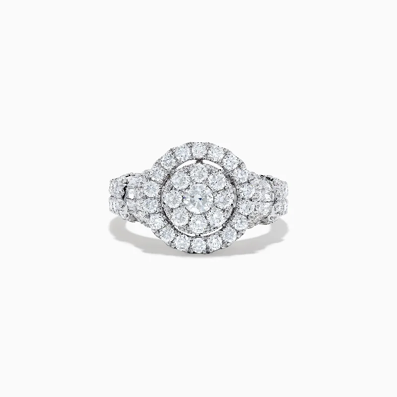 Personalized Engraved Jewelry For Meaningful Gifts Effortless Style, Endless Impact Bouquet 14K White Gold Diamond Ring Personalized Engraved Jewelry For Meaningful Gifts Effortless Style, Endless Impact Bouquet 14K White Gold Diamond Ring