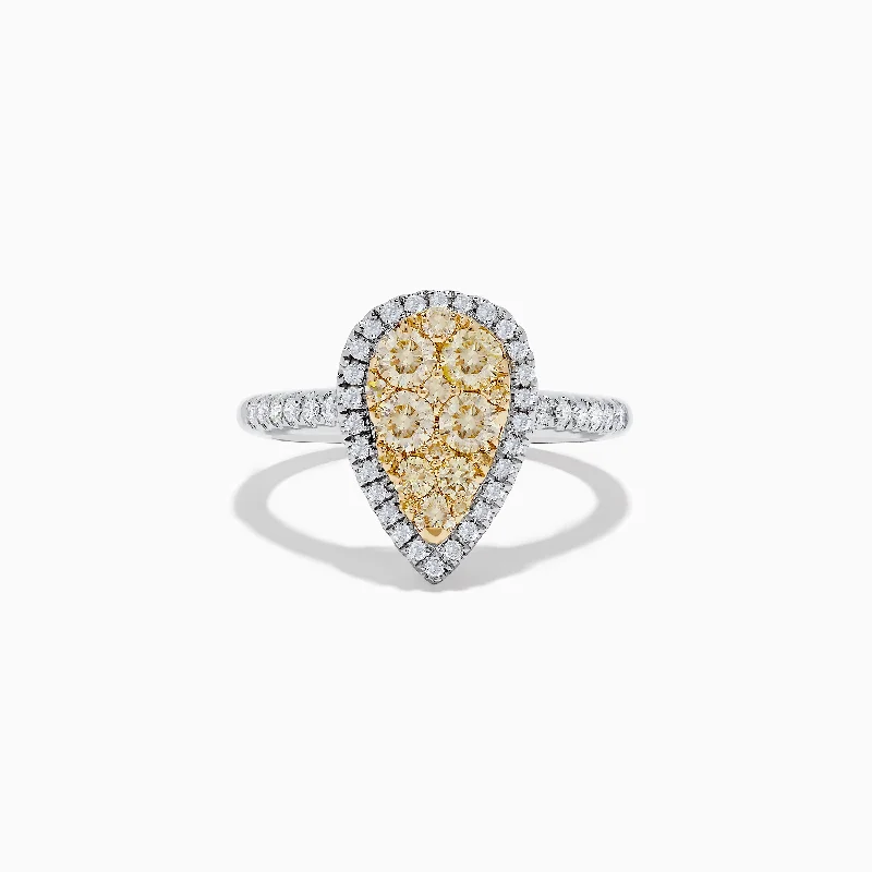 Shop Dazzling Jewelry With Special Promotional Discounts Exclusive Sale Canare 14K Two-Tone Gold Yellow and White Diamond Ring Shop Dazzling Jewelry With Special Promotional Discounts Exclusive Sale Canare 14K Two-Tone Gold Yellow and White Diamond Ring