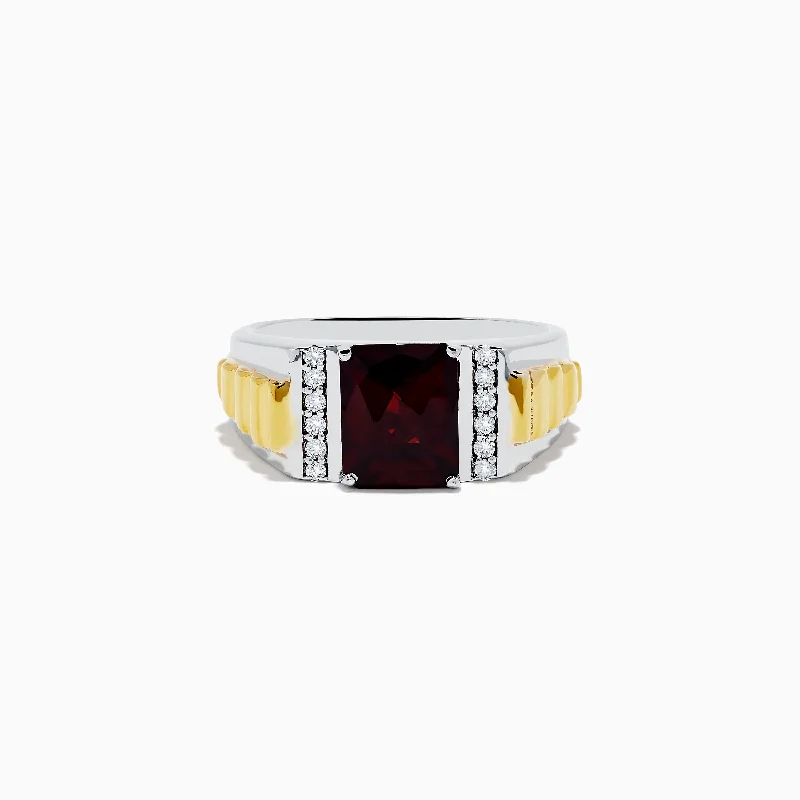 The Ultimate Jewelry Sale – Shop Premium Styles Discover Promotions Men's 925 Sterling Silver Garnet and Diamond Ring The Ultimate Jewelry Sale – Shop Premium Styles Discover Promotions Men's 925 Sterling Silver Garnet and Diamond Ring