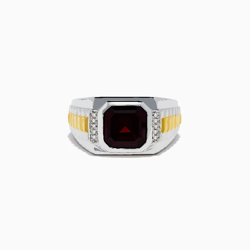 Sparkle On A Budget – Fine Jewelry For Less Shop Sales Men's 925 Sterling Silver Garnet and Diamond Ring Sparkle On A Budget – Fine Jewelry For Less Shop Sales Men's 925 Sterling Silver Garnet and Diamond Ring