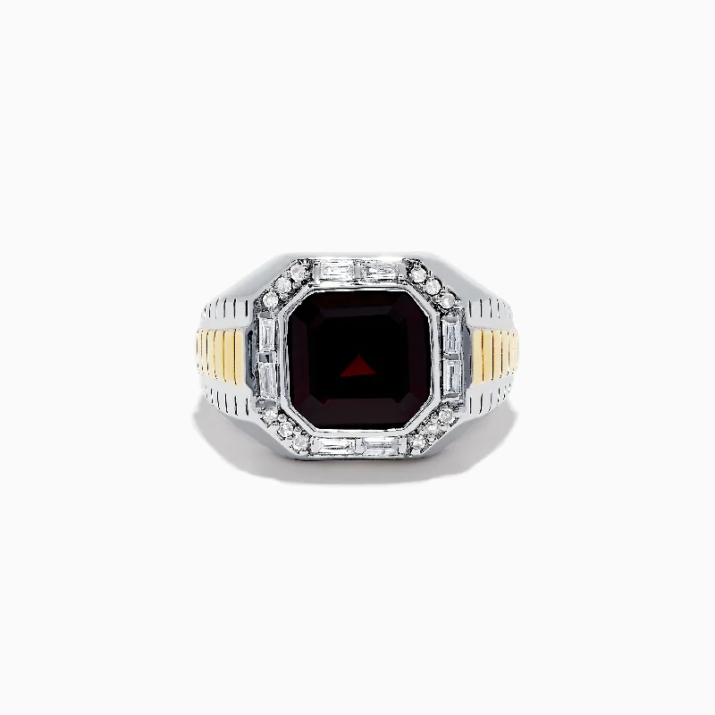 High-End Sparkle, Low-End Prices – Jewelry Sale Live Hurry Before It'S Gone Men's 925 Sterling Silver Garnet and Diamond Ring High-End Sparkle, Low-End Prices – Jewelry Sale Live Hurry Before It'S Gone Men's 925 Sterling Silver Garnet and Diamond Ring