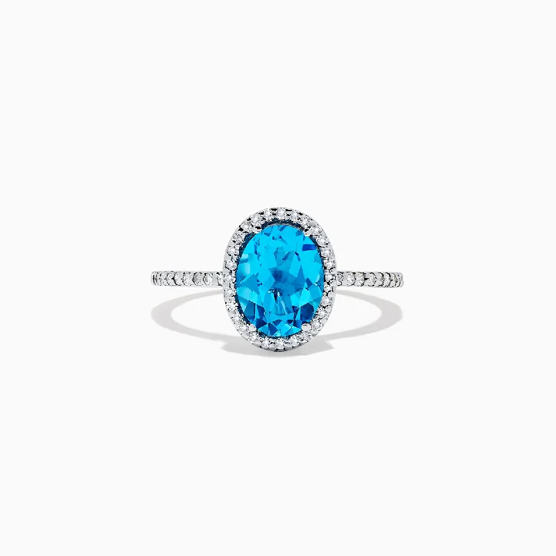 Don't Miss Out On Bestselling Jewelry At Special Prices Limited Time Offer Ocean Bleu 14K White Gold Blue Topaz and Diamond Ring, 2.51 TCW Don't Miss Out On Bestselling Jewelry At Special Prices Limited Time Offer Ocean Bleu 14K White Gold Blue Topaz and Diamond Ring, 2.51 TCW