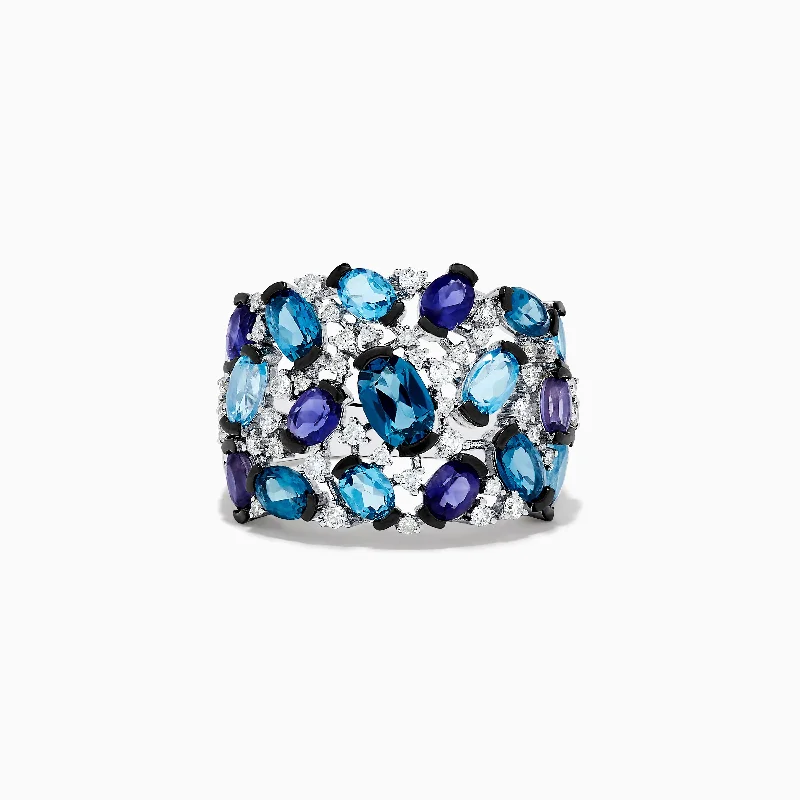 Jewelry Clearance Event – Stock Up Before It's Over Clearance Sale, All Cheap Ocean Bleu 14K White Gold Multi Color Topaz and Diamond Ring Jewelry Clearance Event – Stock Up Before It's Over Clearance Sale, All Cheap Ocean Bleu 14K White Gold Multi Color Topaz and Diamond Ring