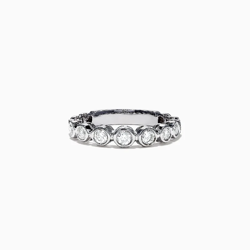Shine Without Limits – Jewelry Sale Happening Now Crazy Discounts, Hurry Up Pave Classica 14K White Gold Bezel Set Diamond Ring, 0.49 TCW Shine Without Limits – Jewelry Sale Happening Now Crazy Discounts, Hurry Up Pave Classica 14K White Gold Bezel Set Diamond Ring, 0.49 TCW