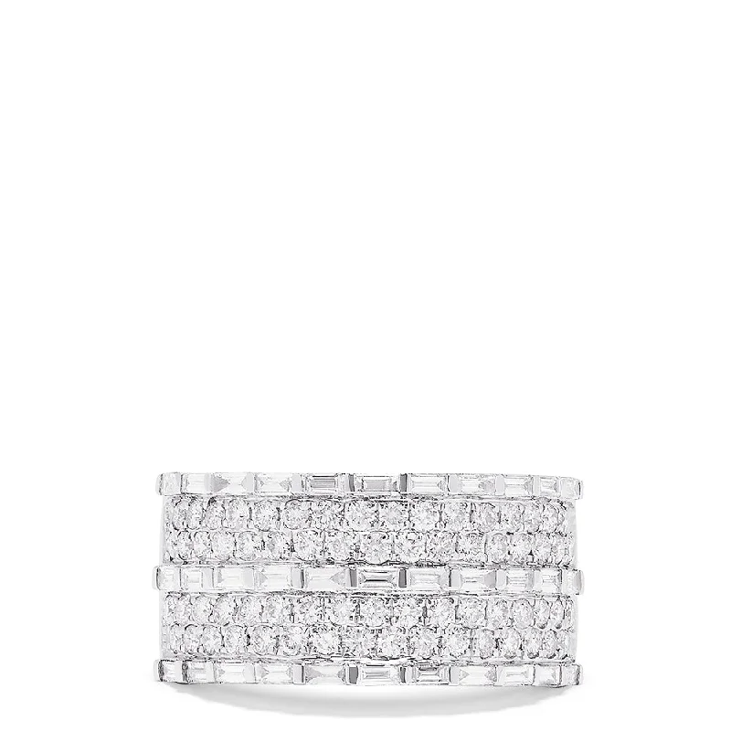 Delicate Crystal Jewelry For Sophisticated Charm Special Offer For You Pave Classica 14K White Gold Diamond Ring, 1.42 TCW Delicate Crystal Jewelry For Sophisticated Charm Special Offer For You Pave Classica 14K White Gold Diamond Ring, 1.42 TCW