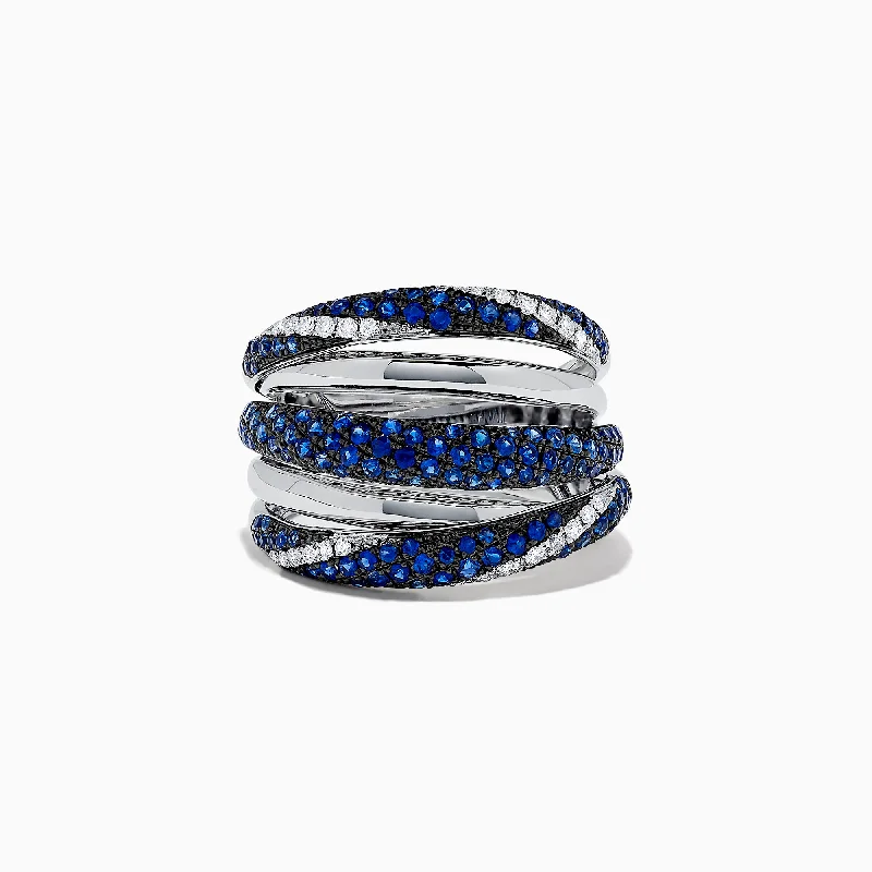 Best-Selling Jewelry Now Available At Special Deals Unleash Your Style Royale Bleu 14K White Gold Sapphire and Diamond Ring, 1.04 TCW Best-Selling Jewelry Now Available At Special Deals Unleash Your Style Royale Bleu 14K White Gold Sapphire and Diamond Ring, 1.04 TCW