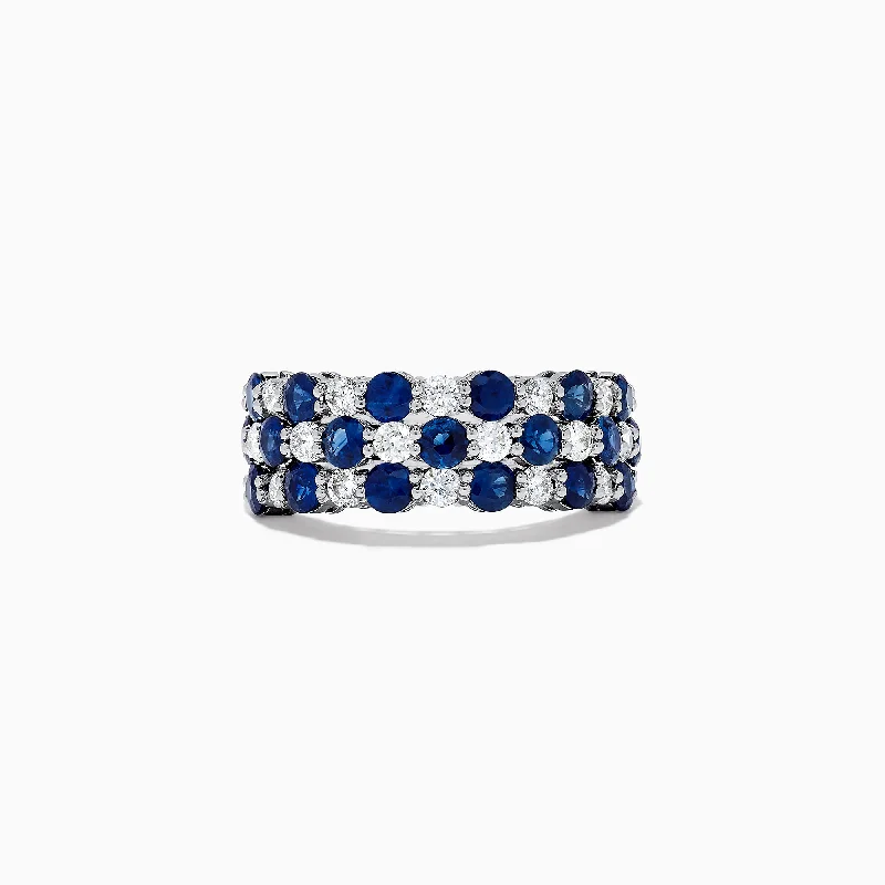 Luxury Jewelry Sale – Elegant Styles At Unbeatable Prices Stylish Statements Royale Bleu 14K White Gold Sapphire and Diamond Ring, 3.31 TCW Luxury Jewelry Sale – Elegant Styles At Unbeatable Prices Stylish Statements Royale Bleu 14K White Gold Sapphire and Diamond Ring, 3.31 TCW