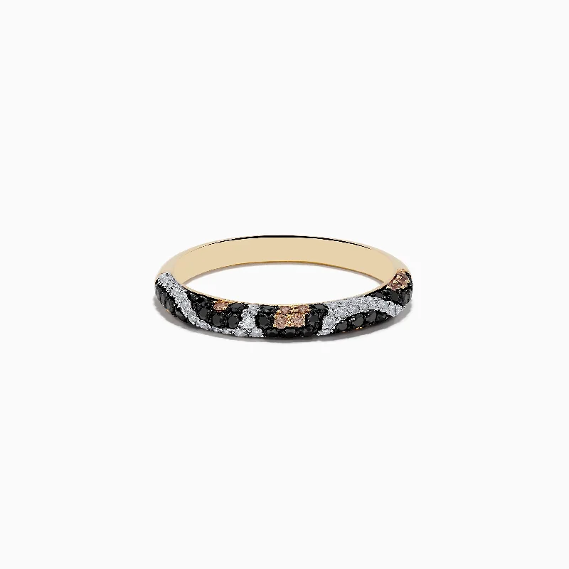 Exclusive Jewelry Sale – Sparkle For Less Fashion Sale Signature 14K Yellow Gold Black, Espresso, and White Diamond Ring Exclusive Jewelry Sale – Sparkle For Less Fashion Sale Signature 14K Yellow Gold Black, Espresso, and White Diamond Ring