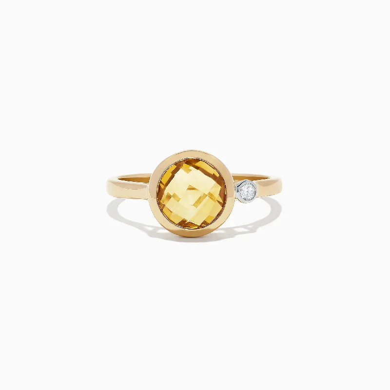 Seasonal Jewelry Deals – Elevate Your Style Elegant Style Sunset 14K Yellow Gold Citrine and Diamond Ring, 1.53 TCW Seasonal Jewelry Deals – Elevate Your Style Elegant Style Sunset 14K Yellow Gold Citrine and Diamond Ring, 1.53 TCW