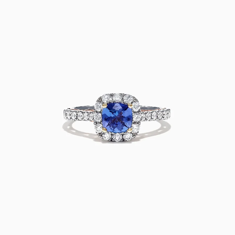 Affordable Luxury Jewelry – Style At A Great Price Flash Sales Nahla Siri 14K Two Tone Gold Tanzanite & Diamond Ring, 1.45 TCW Affordable Luxury Jewelry – Style At A Great Price Flash Sales Nahla Siri 14K Two Tone Gold Tanzanite & Diamond Ring, 1.45 TCW