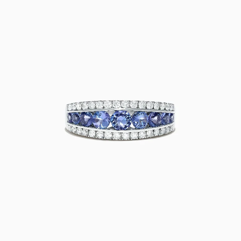 Your Perfect Accessory Now At The Best Price Best Deals Of The Season Nahla Siri 14K White Gold Tanzanite and Diamond Ring, 1.54 TCW Your Perfect Accessory Now At The Best Price Best Deals Of The Season Nahla Siri 14K White Gold Tanzanite and Diamond Ring, 1.54 TCW
