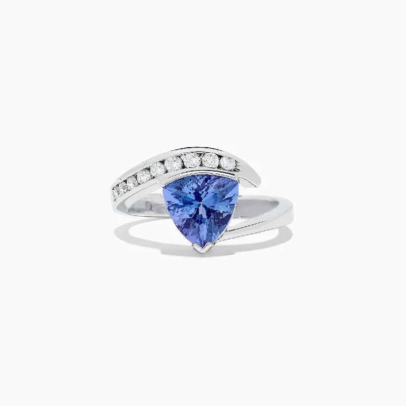 Must-Have Jewelry At Unbelievable Discounts Daily Deals Nahla Siri 14K White Gold Tanzanite and Diamond Ring, 1.88 TCW Must-Have Jewelry At Unbelievable Discounts Daily Deals Nahla Siri 14K White Gold Tanzanite and Diamond Ring, 1.88 TCW
