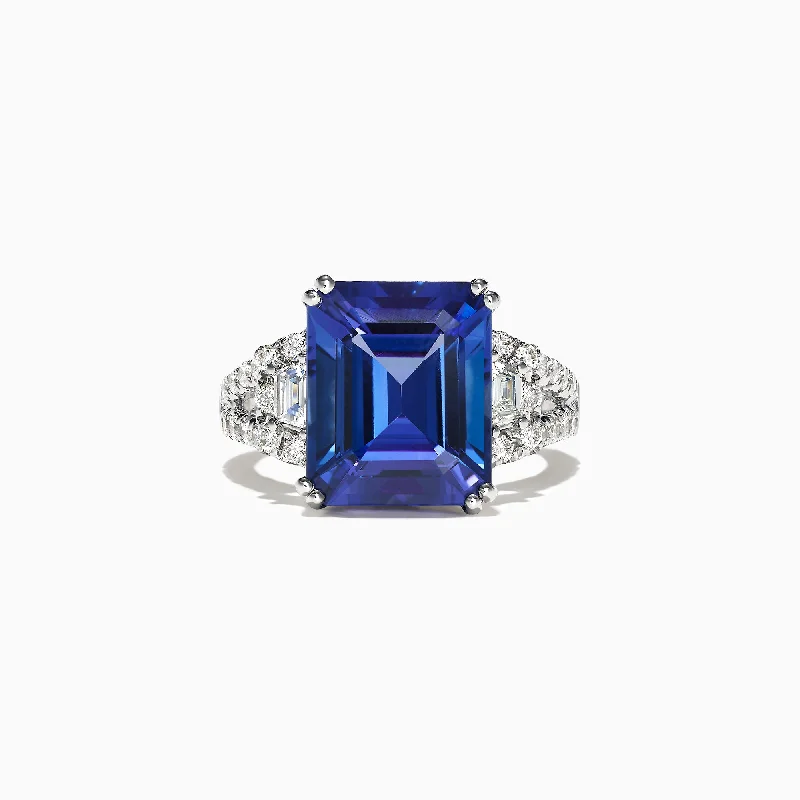 Personalized Jewelry Sale – Meaningful Gifts At Great Prices Stylish Deals Limited Edition 18K White Gold Tanzanite Diamond Ring, 8.22 TCW Personalized Jewelry Sale – Meaningful Gifts At Great Prices Stylish Deals Limited Edition 18K White Gold Tanzanite Diamond Ring, 8.22 TCW