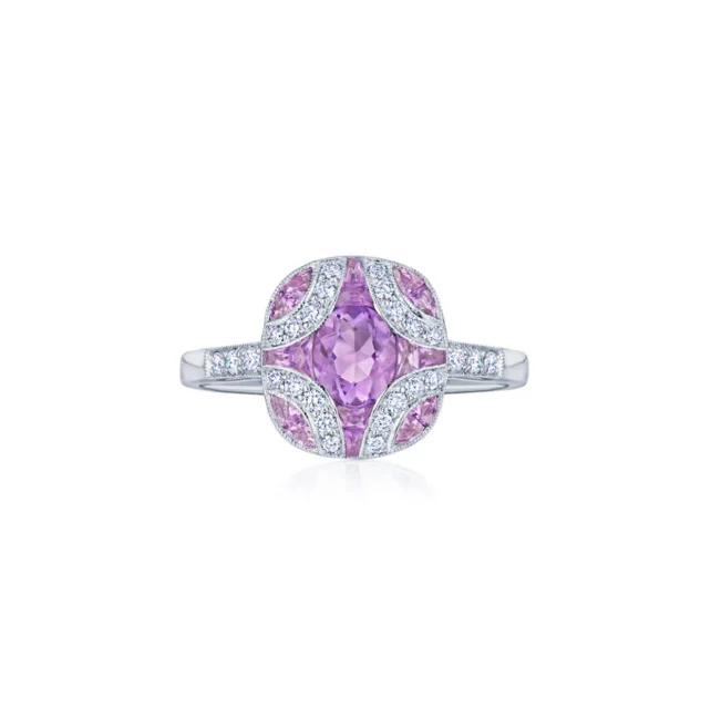 Exclusive Jewelry Sale Event – Shop Now Classic Elegance Sales KWIAT Argyle Collection Amethyst and Diamond Ring R-28115-0-AMEDIA-18KW Exclusive Jewelry Sale Event – Shop Now Classic Elegance Sales KWIAT Argyle Collection Amethyst and Diamond Ring R-28115-0-AMEDIA-18KW