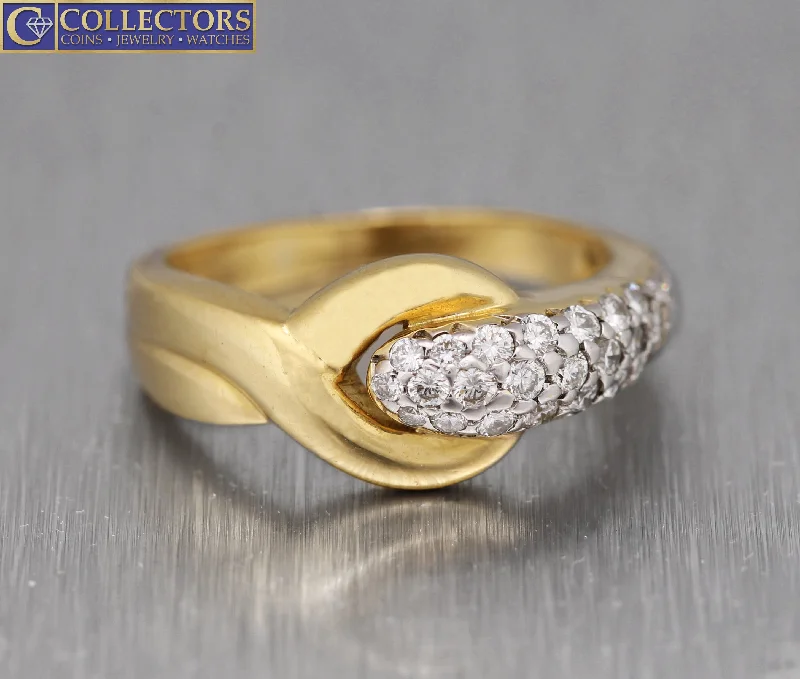 Affordable Glamour – Premium Jewelry At Special Prices Enjoy Discount Modernist Vintage Estate Tiffany & Co. 750 18K Yellow Gold 0.52ctw Diamond Ring Affordable Glamour – Premium Jewelry At Special Prices Enjoy Discount Modernist Vintage Estate Tiffany & Co. 750 18K Yellow Gold 0.52ctw Diamond Ring