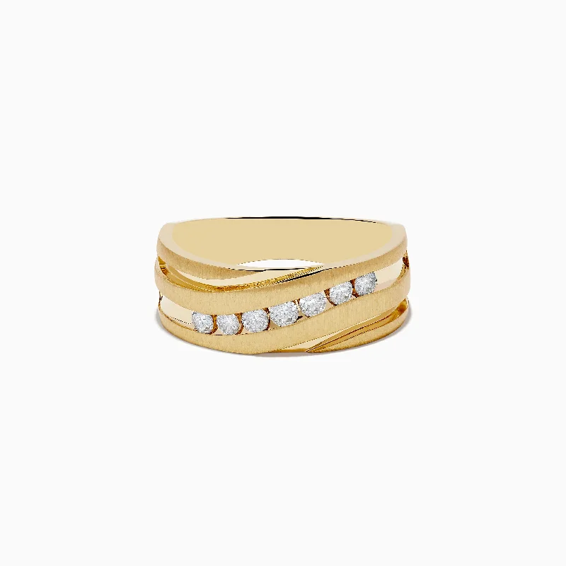 Best Jewelry Deals – Shop Premium Pieces At Great Prices Romantic Chic Deals Men's 14K Yellow Gold Diamond Ring Best Jewelry Deals – Shop Premium Pieces At Great Prices Romantic Chic Deals Men's 14K Yellow Gold Diamond Ring