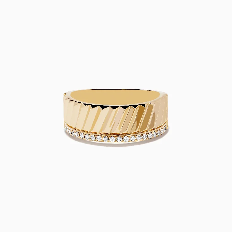 High-End Jewelry, Now More Affordable Than Ever Vibrant Style Promotions Men's 14K Yellow Gold Diamond Ring High-End Jewelry, Now More Affordable Than Ever Vibrant Style Promotions Men's 14K Yellow Gold Diamond Ring