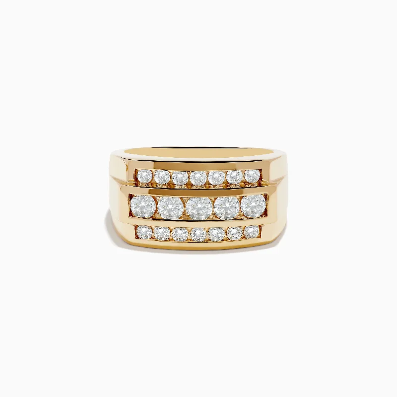 Elegant Jewelry, Affordable Luxury – Shop Now Laid-Back Fashion Offers Men's 14K Yellow Gold Diamond Ring Elegant Jewelry, Affordable Luxury – Shop Now Laid-Back Fashion Offers Men's 14K Yellow Gold Diamond Ring
