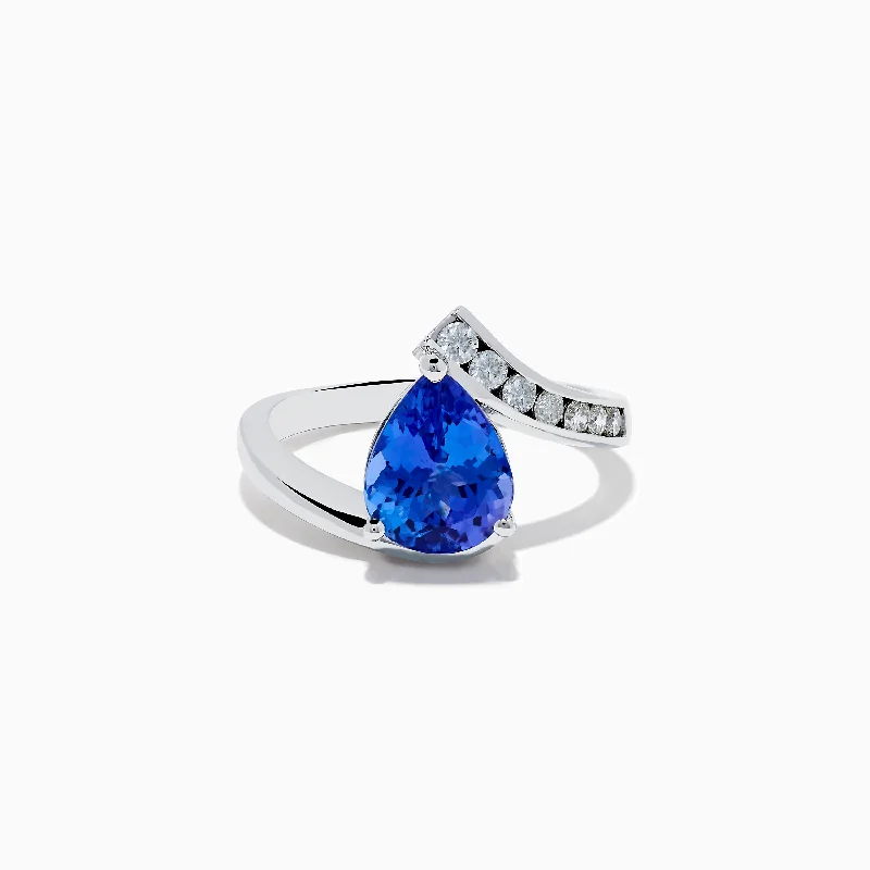 Best Jewelry Deals – Premium Quality At Exclusive Discounts Exclusive Discounts Nahla Siri 14K White Gold Floating Tanzanite and Diamond Ring