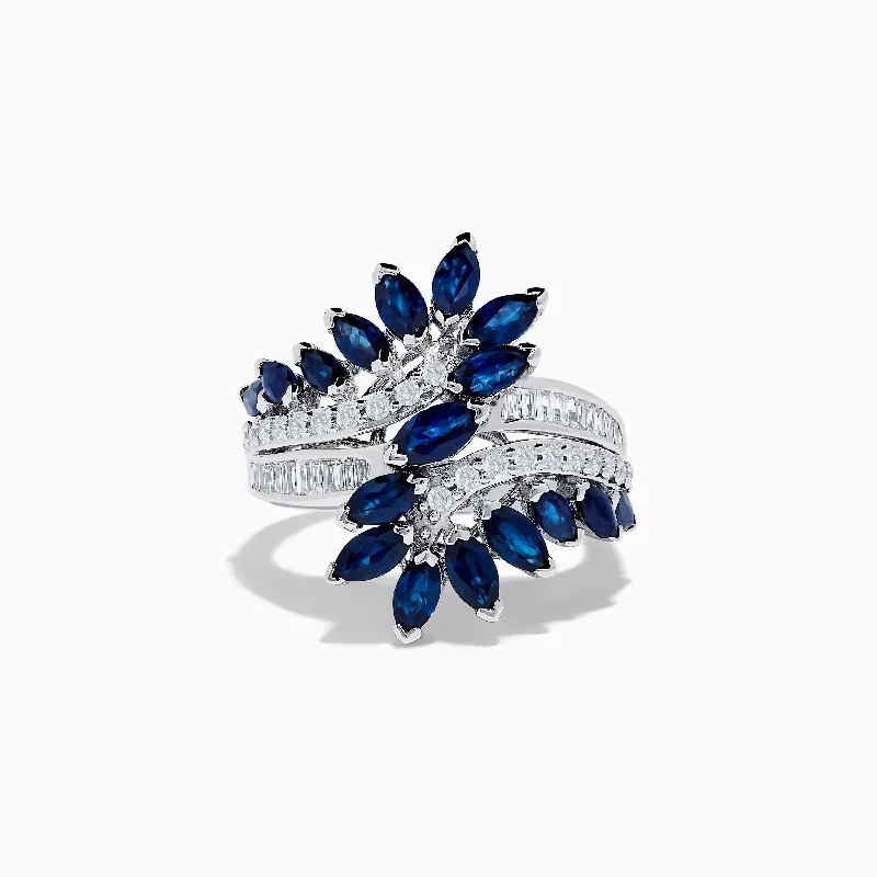 Shop Elegant Jewelry At Unbeatable Prices New Season Fashion Preview Royal Bleu 14K White Gold Sapphire and Diamond Ring Shop Elegant Jewelry At Unbeatable Prices New Season Fashion Preview Royal Bleu 14K White Gold Sapphire and Diamond Ring