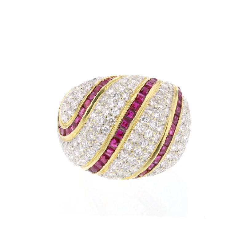 Versatile Layering Jewelry For Effortless Chic Embrace New Fashion Ruby & Diamond Ring Versatile Layering Jewelry For Effortless Chic Embrace New Fashion Ruby & Diamond Ring